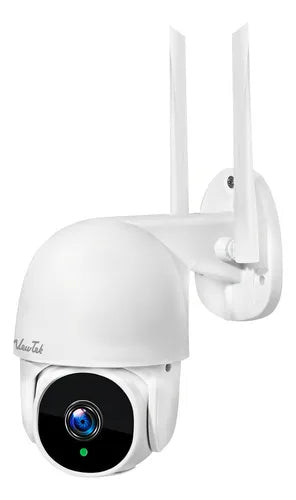 Camara De Seguridad App Tuya Wifi Exterior Domo Audio Infrar Color Blanco